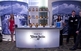 don julio branded bar and banners