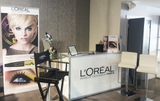 loreal branded booth