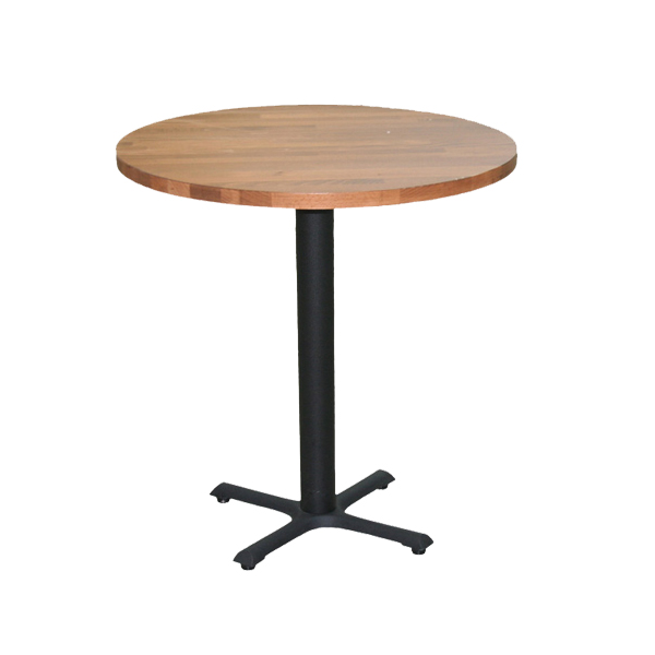 Round Butcher Block Dining Table – 30″