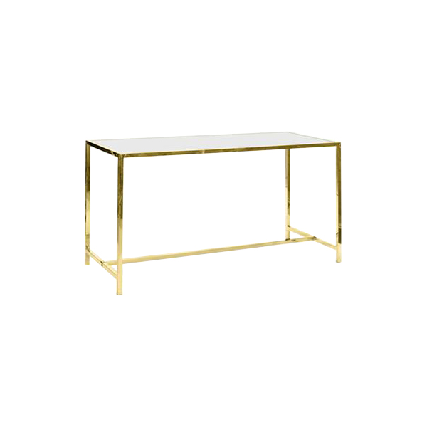 Rivington Bar Table- Gold Frame